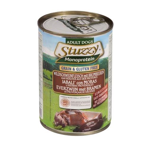 Stuzzy Dog Monoproteïne Wild Zwijn met Bramen (Blik)