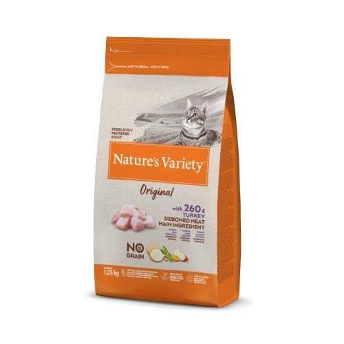 Nature´s Variety Cat Adult Sterilized Kalkoen Original