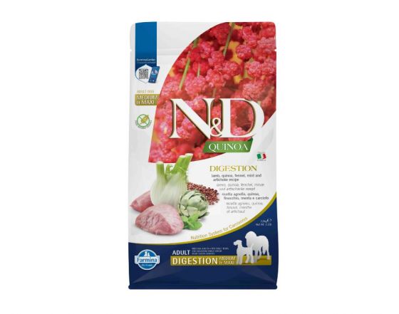 Farmina N&D Grain Free Quinoa Digestion Lam Med/Max Hond