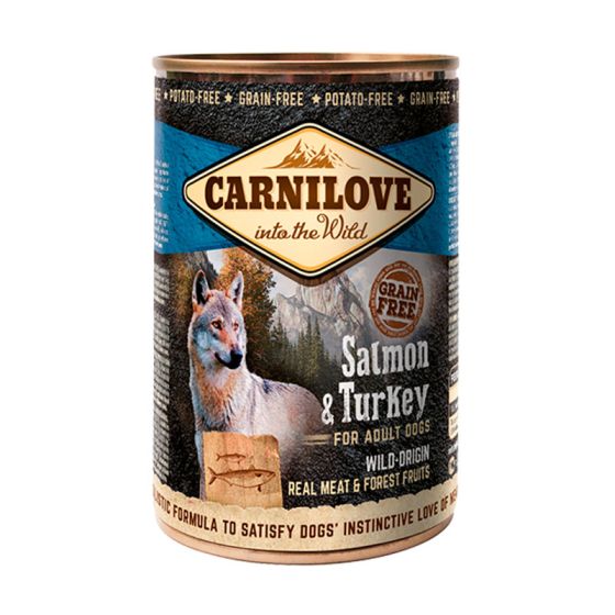 Carnilove Adult Zalm & Kalkoen (blik) 6 x 400 gram