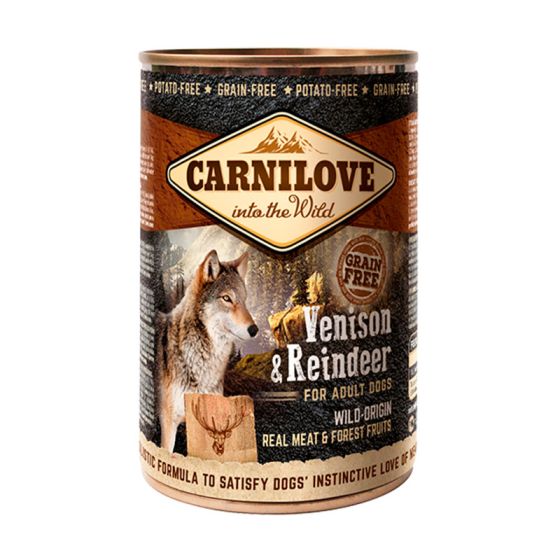 Carnilove Adult Wild & Rendier (blik) 6 x 400 gram