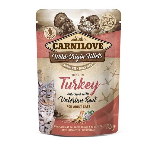 Carnilove Kalkoen (Zakjes) - 24 x 85 gram