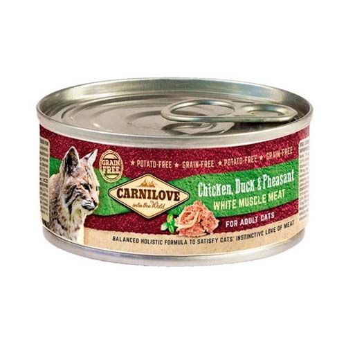 Carnilove Cat Adult Kip & Eend (blik) - 12 x 100 gram