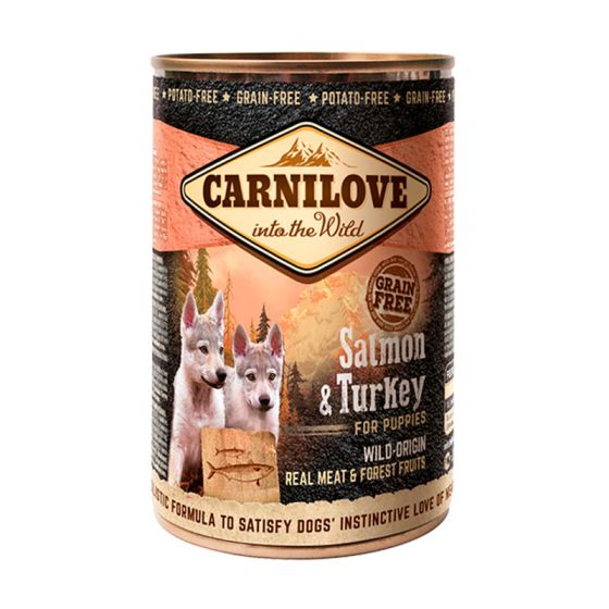 Carnilove Puppy Zalm & Kalkoen (blik) 6 x 400 gram