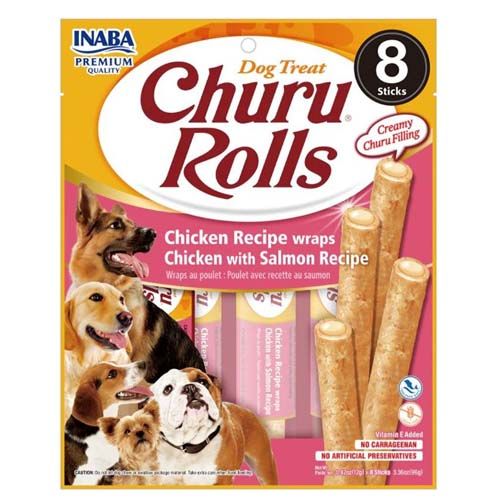 Churu Dog Rolls Kip & Zalm Recept