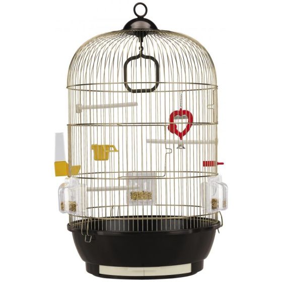 Vogelkooi Diva Messing