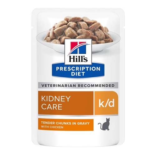Hill´s Prescription Diet Feline K/D Kip (Zakjes)