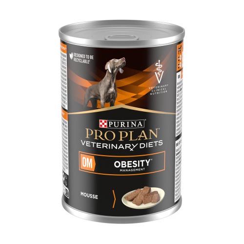 Purina Veterinary Diets Hond OM Obesitas Mousse (blik) 12 x 400 gram