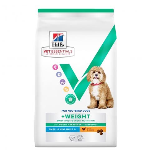 Hill´s VET Canine Multi-Benefit + Gewicht Gecastreerde Hond Mini Kip