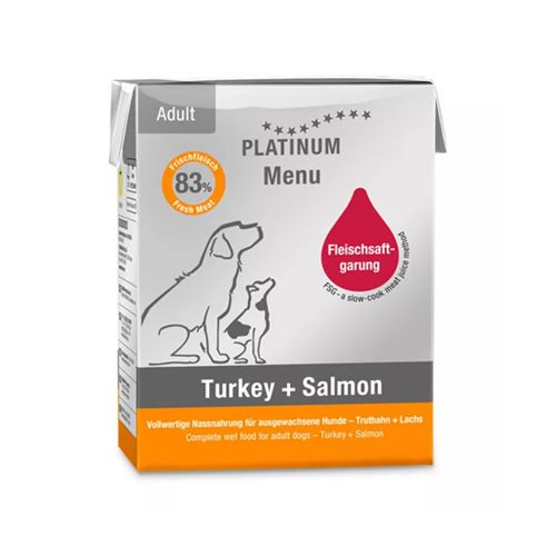 Platinum Wet Menu Turkey + Salmon