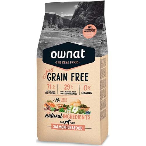 Ownat Just Grain Free Zalm & Zeevruchten